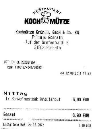 aagu Hffner Kochmtze Restaurant